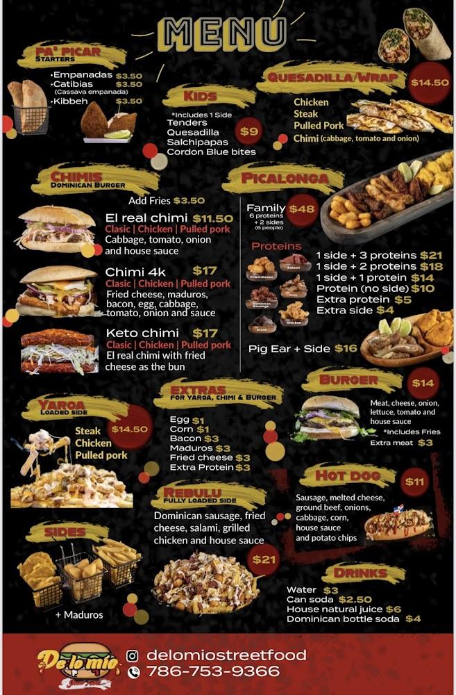 DE LO MIO STREET FOOD Catibias