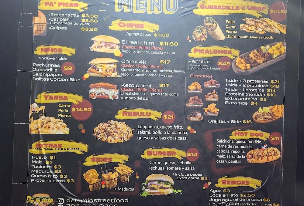 DE LO MIO STREET FOOD Menu image 3